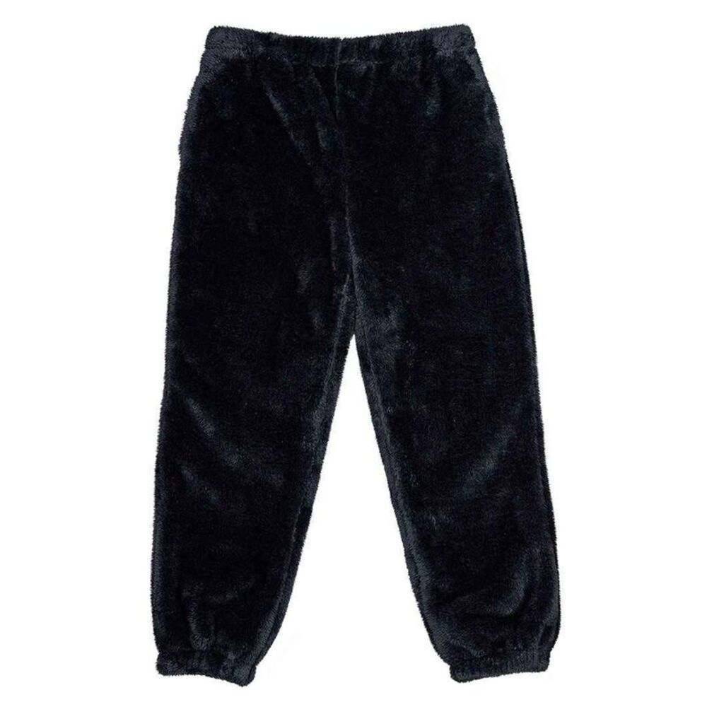 Brand Lab Unisex Adult Fluffy Fleece Sweatpants / Black